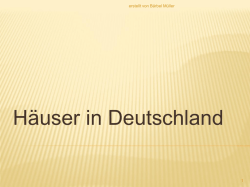 H&auml;user in Deutschland - Liceo Cesare