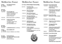 Zunft-Programm 2017 - Katzenzunft Meßkirch