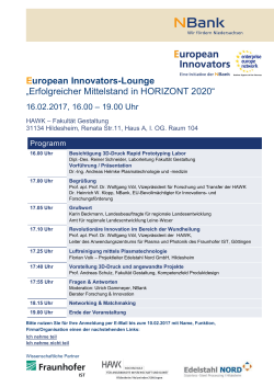 European Innovators-Lounge