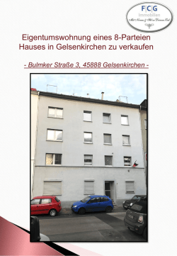 Eigentumswohnung eines 8-Parteien Hauses in