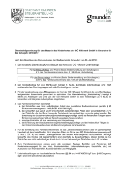 Hortbeitr&auml;geordnung Hilfswerk 20162017