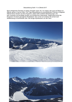 Skiausbildung Stufe 11 im Zillertal 2017 Nach erfolgreicher