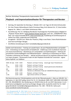 Information und Kontakt