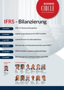 IFRS - Bilanzierung