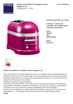 KitchenAid ARTISAN 2-Scheiben Toaster, Rasberry Ice