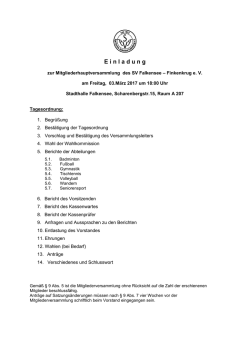 E inladung - SV Falkensee
