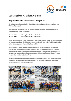 Leitungsbau Challenge Berlin