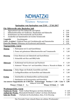 Ich lade mir den Speiseplan als PDF herunter