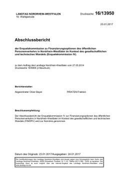 Drucksache 16/13950 - Landtag NRW