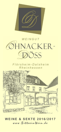 Hier - Weingut Ohnacker-D&ouml;&szlig;