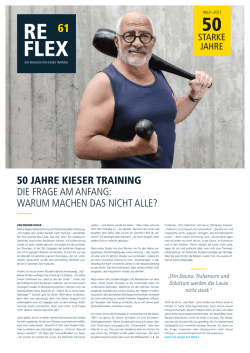 REFLEX 61 als pdf - Kieser