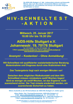 hiv - schnelltest - aktion - AIDS