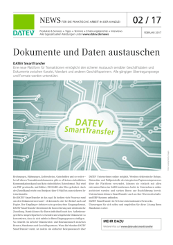 DATEV news 02/17