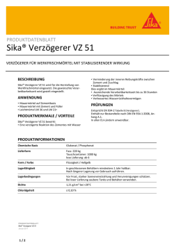 Sika Verz&ouml;gerer VZ-51
