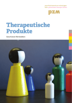Broschüre therapeutische Produkte
