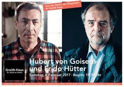 Hubert von Goisern und Frido Hütter