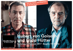 Hubert von Goisern und Frido H&uuml;tter
