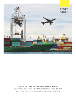 DIGITALES TRANSFER-PRICING-MANAGEMENT