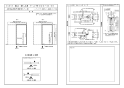 上吊引込片引戸(消音ダンパー付) ※本図は左(L)勝手 インセット 鍵あり