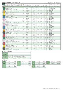 11R ウインタースプリント サラ系4歳上OP コーナー通過