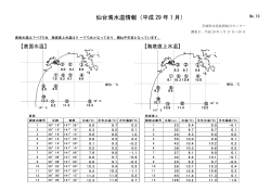 平成28年度仙台湾水温情報第10報 [PDFファイル／188KB]