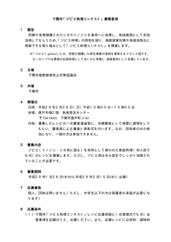 募集要項(PDF文書)