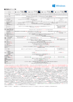 詳細なスペック表 (PDF:144KB)
