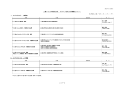 三菱ケミカル株式会社 グループ会社人事異動について