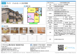 ヴィラ ジェルセート 203号室の賃貸物件詳細情報（大阪府