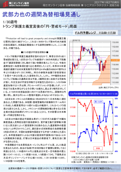 武部力也の週間為替相場見通し