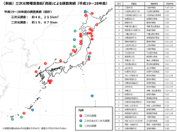 （別紙）三次元物理探査船「資源」による調査実績（平成19