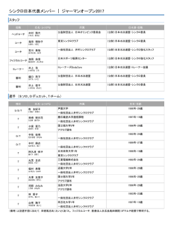 詳細 - 日本水泳連盟