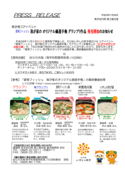 プレスリリース（PDF：388KB）
