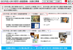 訪日外国人旅行者受入基盤整備・加速化事業費補助金