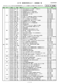 設置講座一覧（PDF）