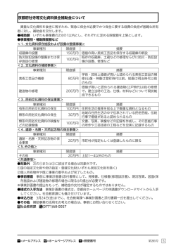京都府社寺等文化資料保全補助金について