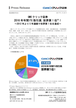 印刷用 - GMOクリック証券