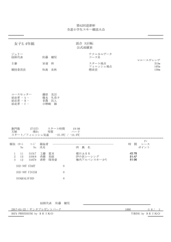 女子3.4年組