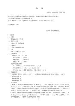 （電子入札、特別簡易型総合評価落札方式）に付