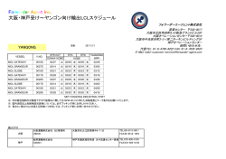 Forwarder Agent inc. 大阪・神戸受け～ヤンゴン向け輸出LCL