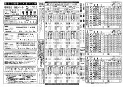 Page 1 Page 2 Page 3 《 出場選手ハンデ比較表 》 ・前節よりハンデが重