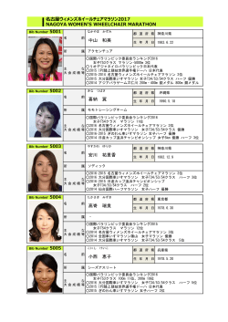 出場選手一覧 [PDFファイル／170KB]
