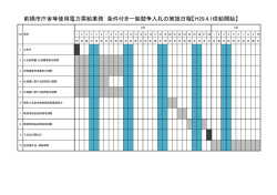 前橋市庁舎等使用電力需給業務 条件付き一般競争入札の実施日程