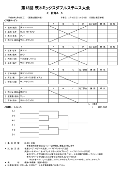 壮年A - 茨木テニス連盟