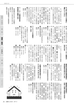 講 座 ・ 教 室 制 度 ・ 手 続 き 募 集 く ら し 健 康 子 育 て イ ベ ン ト