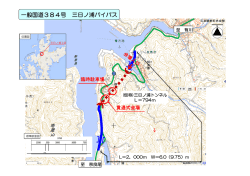 一般国道384号 三日ノ浦バイパス