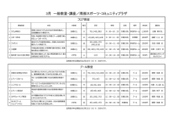 （南部）平成29年3月 教室・講座日程等（一般向け）（PDF形式：221KB）