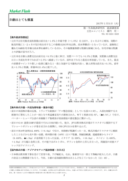 Economic Indicators 定例経済指標レポート