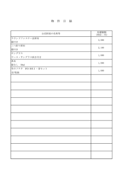 物 件 目 録