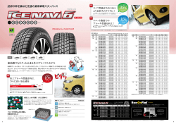 アイスナビ シックス 公式カタログ｜日本グッドイヤー